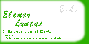elemer lantai business card